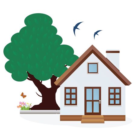 House  Summer のイラスト素材