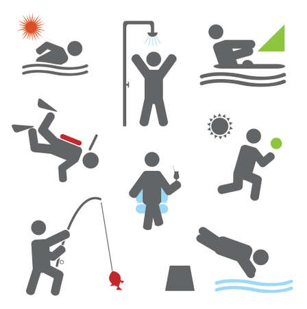 Relax icons  のイラスト素材
