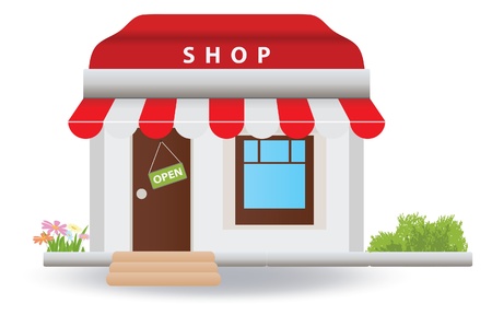 Shop.  illustrationのイラスト素材