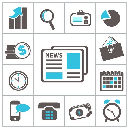 Business icons.のイラスト素材