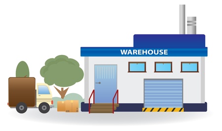 Warehouse  Vector for you designのイラスト素材