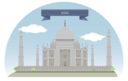 Agra, India  For you designのイラスト素材