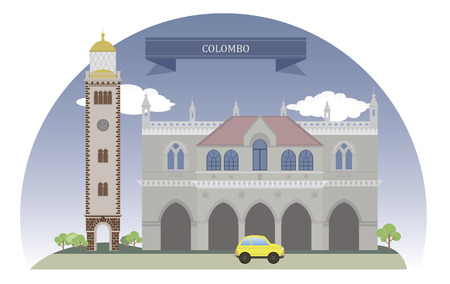 Colombo, Sri Lanka  For you designのイラスト素材