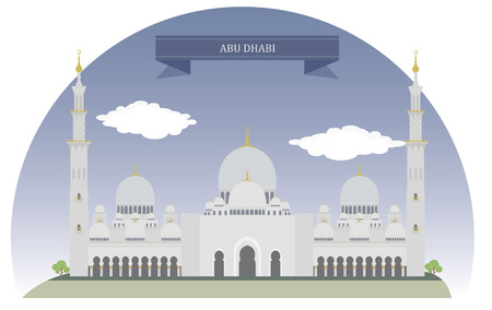 Abu Dhabi, United Arab Emiratesのイラスト素材