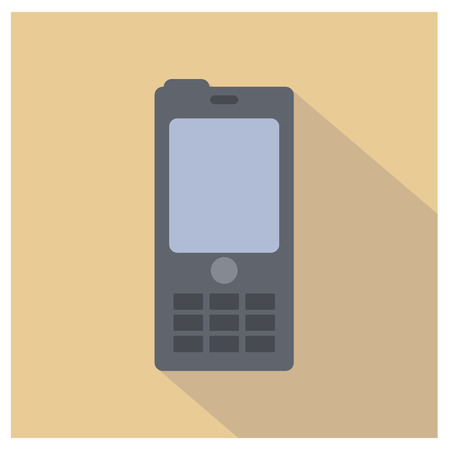 Phone icon.Modern flat icons vector with an icon of a mobile phoneのイラスト素材