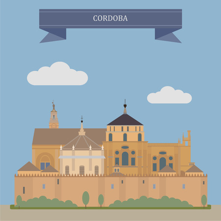 Cordoba, city in Andalusia, southern Spainのイラスト素材