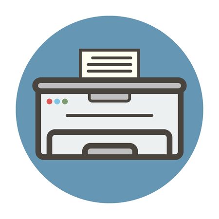 Laser printer. Vector flat style for you designのイラスト素材