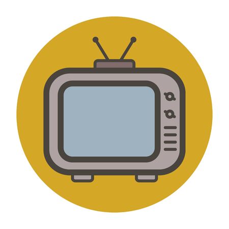 Old tv. Vector flat style for you designのイラスト素材