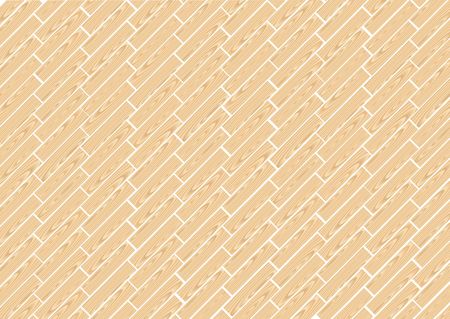 Wood floor parquets on the white backgroundのイラスト素材