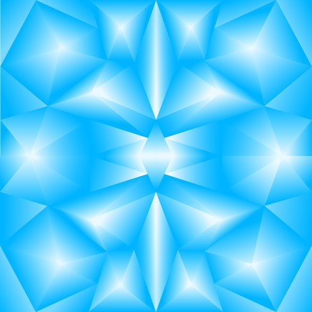 The abstract random triangular blue gradient backgroundのイラスト素材