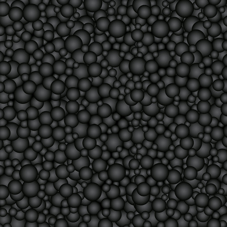 The beautiful simple many black gradient circles texture backgroundのイラスト素材