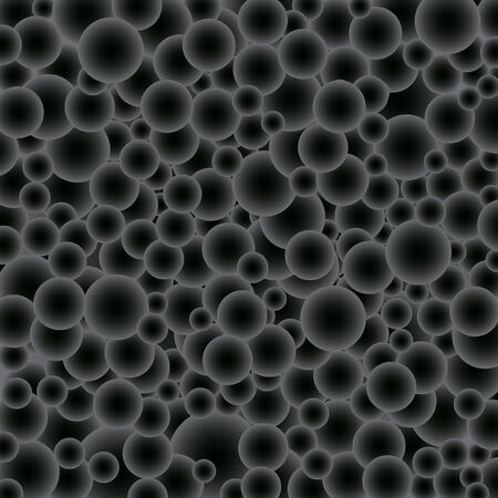 The gradient simple many black circles texture backgroundのイラスト素材