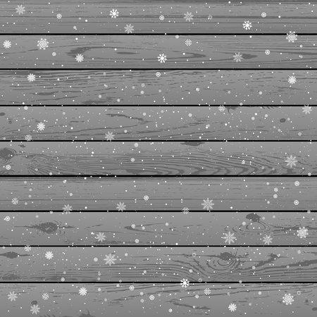 Christmas snow winter wood backgroundのイラスト素材