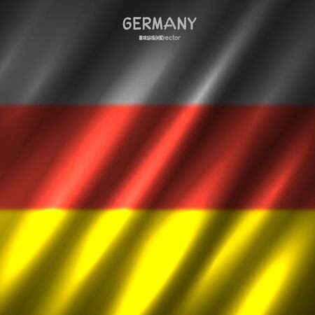 National Germany flag backgroundのイラスト素材