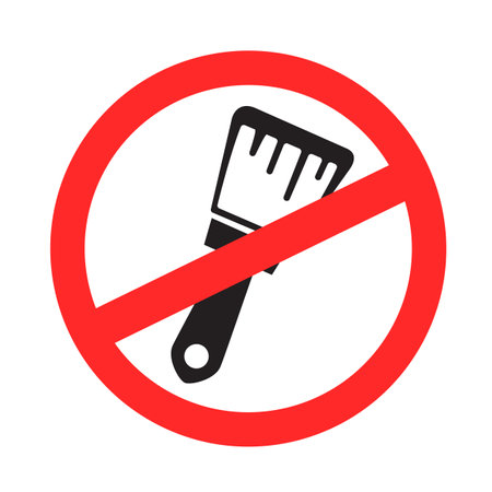 no painting repair sign symbolのイラスト素材