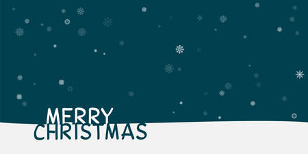 Christmas message snow fall dark sky backgroundのイラスト素材