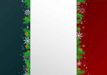 Winter Christmas holiday striped color decorationのイラスト素材