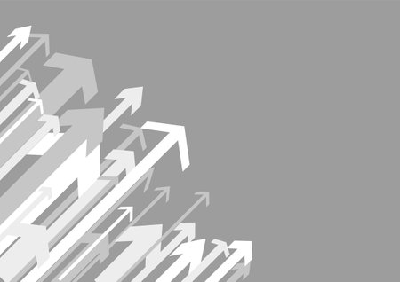 moving forward arrows set on gray background-01のイラスト素材