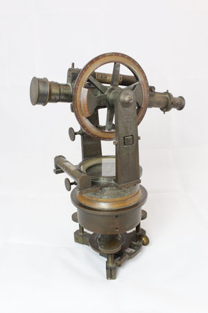 Vintage Teodolite (circa1920) used in civil construction, roads and agronomy.