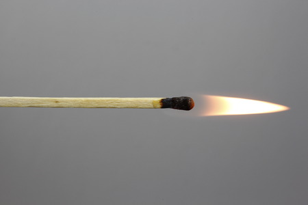 match on fireの写真素材