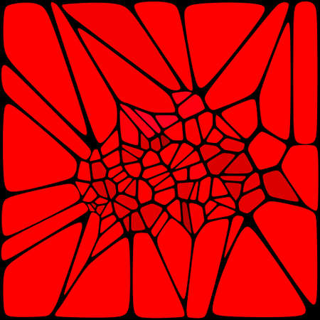 Red abstract of trianglesのイラスト素材