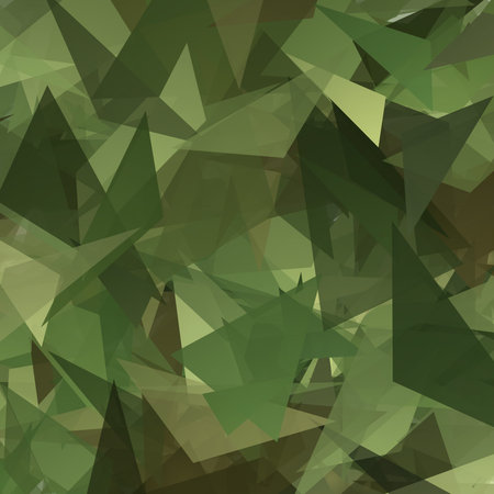 Abstract Vector Military Camouflage Background Made of Geometric Triangles Shapesのイラスト素材