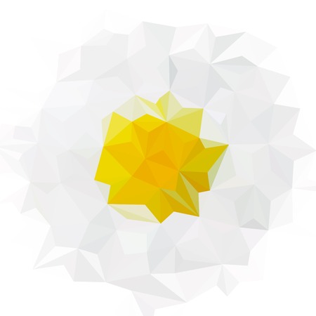 Abstract background of colored trianglesのイラスト素材