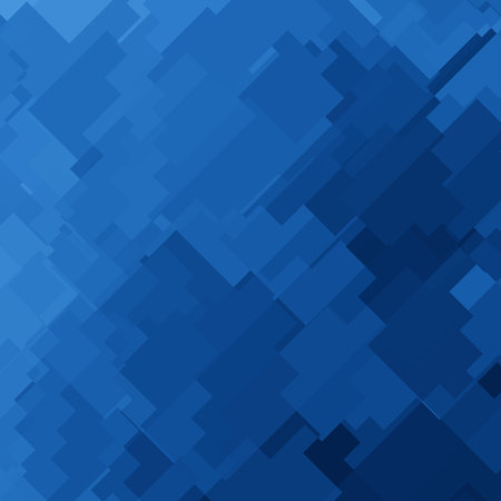 Blue Square Abstract Background. Vector Pattern of Geometric Shapesのイラスト素材