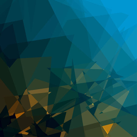 Blue Square Abstract Background. Vector Pattern of Geometric Shapesのイラスト素材