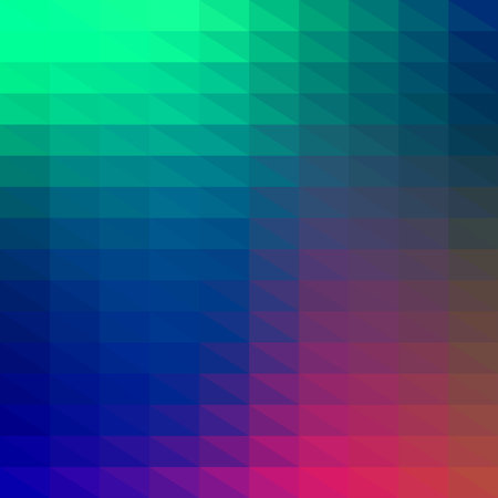 Colorful Triangle Abstract Background. Vector Pattern of Colored Geometric Shapes
