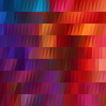 Colorful Triangle Abstract Background. Vector Pattern of Colored Geometric Shapesのイラスト素材