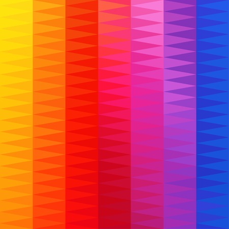 Colorful Triangle Abstract Background. Vector Pattern of Colored Geometric Shapesのイラスト素材