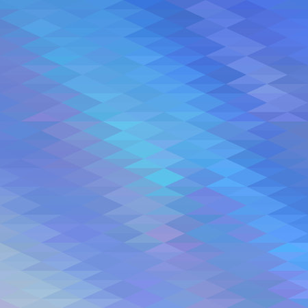 Blue Triangle Abstract Background. Vector Pattern of Geometric Shapes