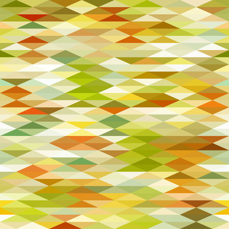 Vector seamless abstract green yellow background of colored trianglesのイラスト素材
