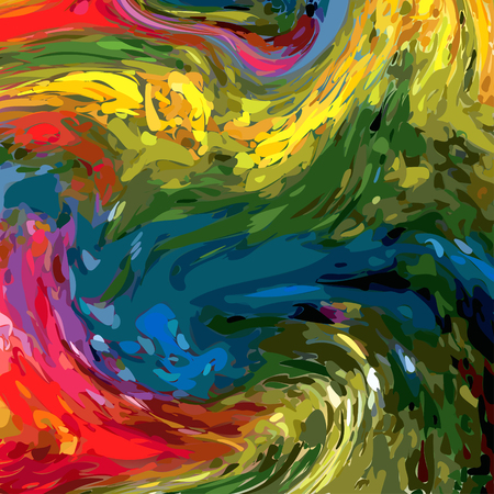 Colorful Watercolor Background. Abstract Art Hand Paintのイラスト素材