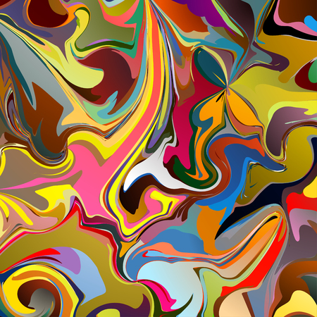 Vector Colorful Watercolor Background. Abstract Art Hand Paintのイラスト素材