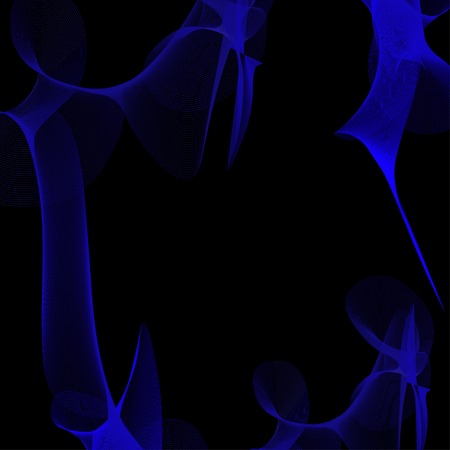 Vector abstract black background of blue linesのイラスト素材