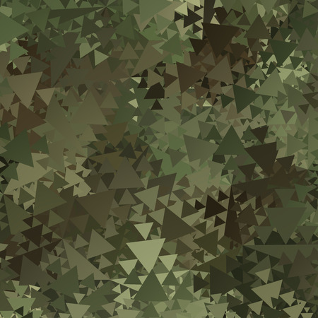 Abstract Vector Military Camouflage Background Made of Geometric Triangles Shapesのイラスト素材