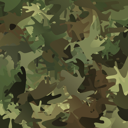Abstract Vector Military Camouflage Background Made of Splashのイラスト素材