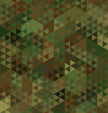 Abstract Military Camouflage Background Made of Geometric Triangles Shapesのイラスト素材