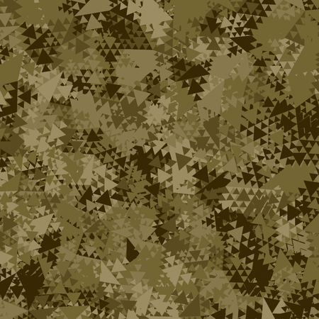 Abstract Military Camouflage Background Made of Geometric Triangles Shapesのイラスト素材