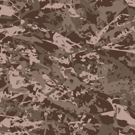 Abstract Vector Military Camouflage Background Made of Splash. Camo Pattern for Army Clothing.のイラスト素材