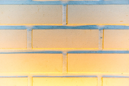 backdrop on the wall of the house wall with the light shining on.の写真素材