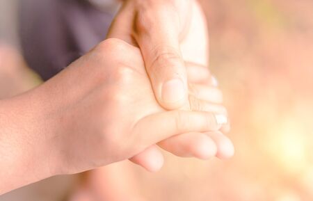 love Hold hands to travel untilの写真素材