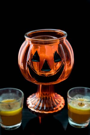 Halloween glass pigmented  inks beauty  good and beautifulの写真素材