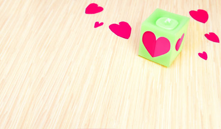 The background for Valentine's day. and The pattern is heart-shaped and look beautiful and make us...