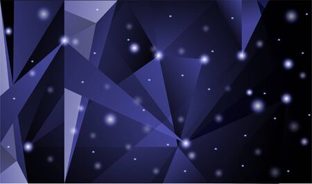 Triangle shaped pyramid that seems mysterious The abstract  Background.And light like stars And serve as a backdropのイラスト素材