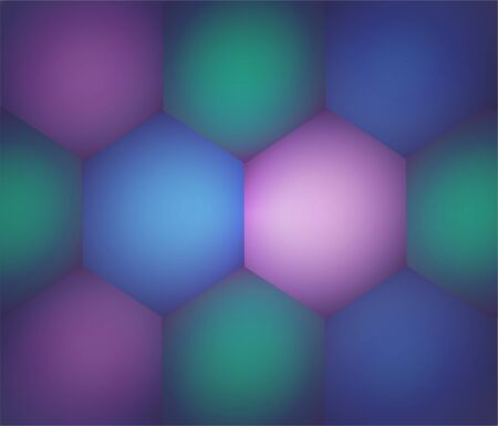 Hexagons are arranged and a variety of colors.And a seamless image that look and feel beautiful and to be used as a background.のイラスト素材