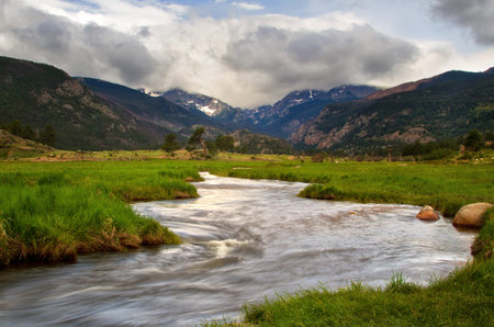 The Big Thompson River flows through Moraine Park