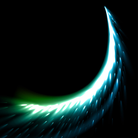 Sparkling stars dust trail light effectのイラスト素材